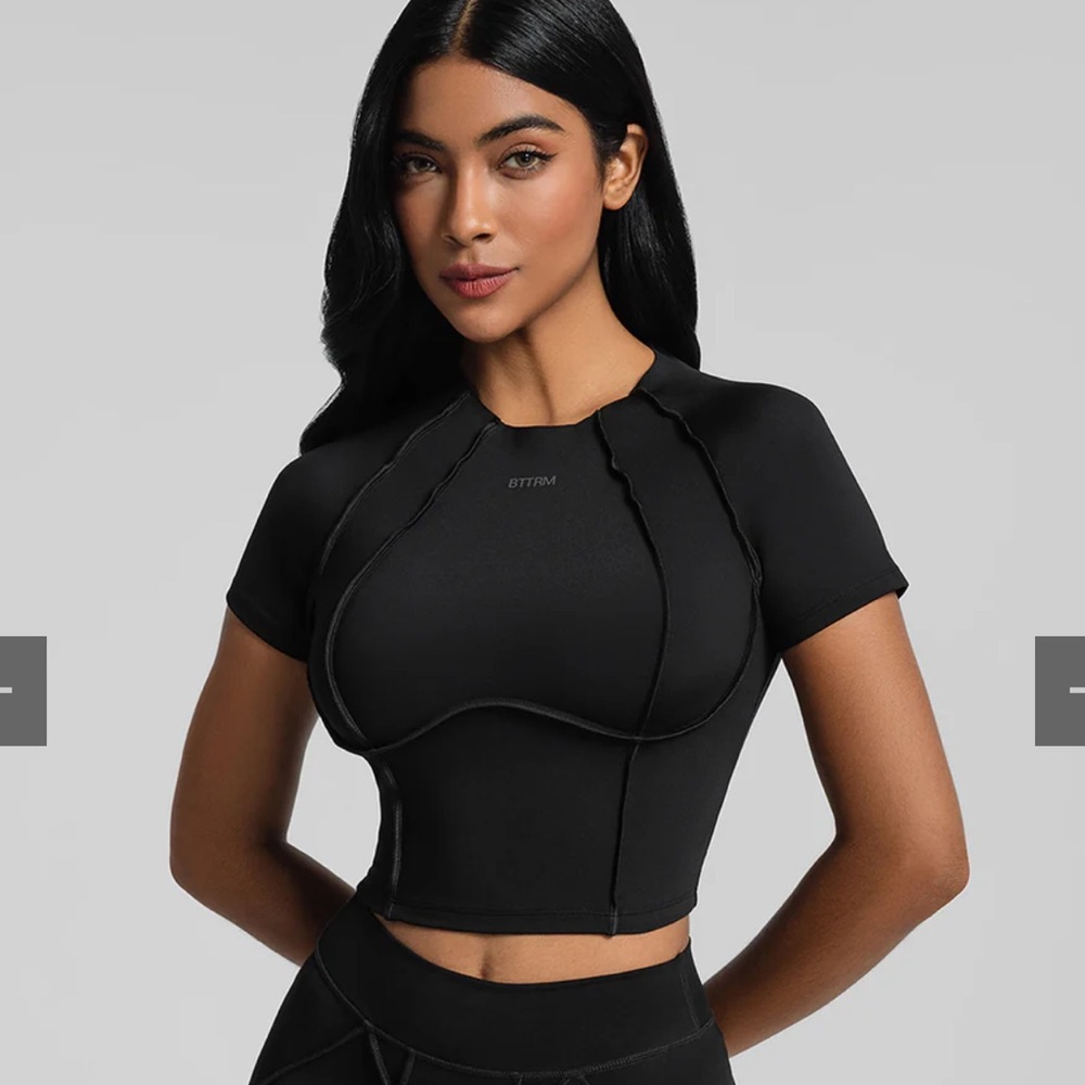 BTTRM Contour Stitch Crop Top - Size XS